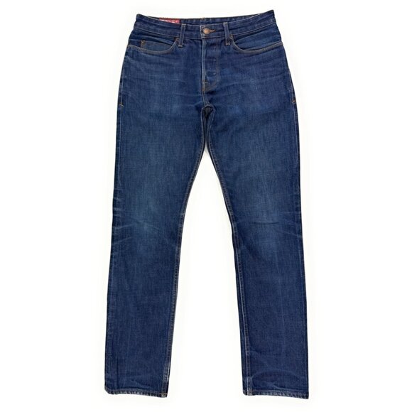 Freenote Cloth Rios Mens Jeans Sz 29x31 Slim Straight Distressed Selvedge Denim - Picture 2 of 11